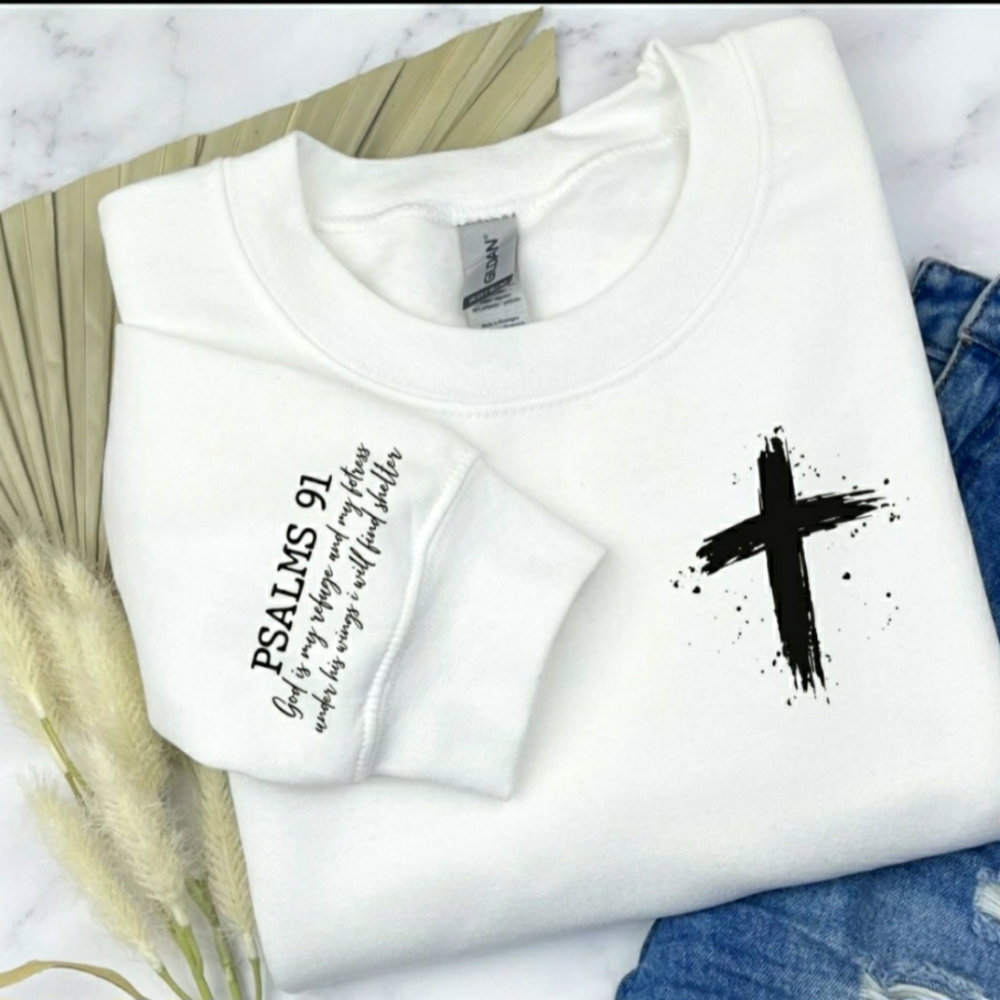 Psalm 91 Slouchy Sweatshirt